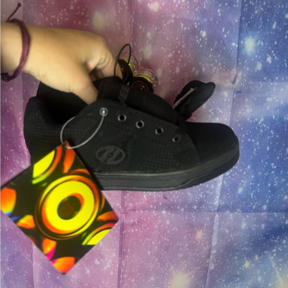 Kids All-Black Casual Skate Shoes